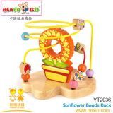Wooden Toy-Sunflower Beads Rack (YT2036)