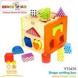 Wooden Toys---Shape Sortting Box (YT5478)