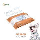 High Quality Pet Wet Wipes for Pet Daily Cleaning OEM Eco-Friendly for Dogs&Cats Cleansing Pet Wet Wipes