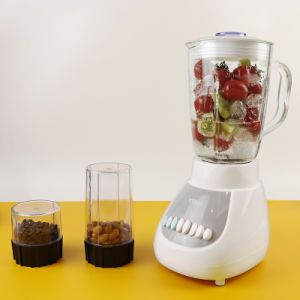 ETL CE Approved Low Power Consumption 10 Speeds Multifunctional Blender Juicer Food Processor with Pulse Function 4 Point Stainless Steel Blade Set