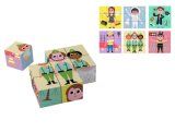 Baby Toys Educational Wooden Cubic Blocks Puzzles European Baby Toy