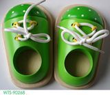 Wooden Toy-Green Shoes