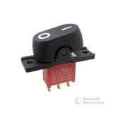 Dailywell 3ad6r202m1ces Waterproof Black PC Connect Dpst Rocker Switch Without LED Light