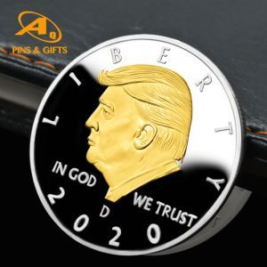 Metal Business Gift Custom Silver&Gold Metal Enamel Custom Israel Rcmp 3D Masonic American 911 Donald Trupm 2024 Rare Bulk Challenge Coin