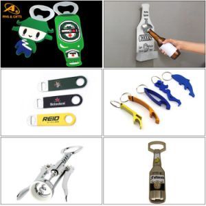 Wholesale Promotion Gift Set Custom Beer Bar Wine Corkscrew Accessory Metal Wall Mount Wood Stainless Steel Key Chain Guinness Can Ring Jar Blank Bottle Opener