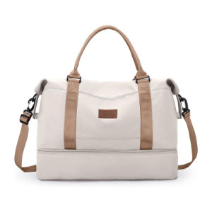 Travel Duffel Bag with Shoes Compartment with Wet Pocket