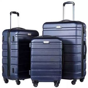 3 Piece Sets PC+ABS Spinner Suitcase 20 Inch 24 Inch 28 Inch Luggage