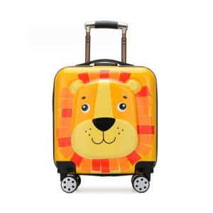 Best Selling Lightweight Lovely Cartoon Shape Toddler Kids Mini Travelling Telescopic Suitcase 18inches