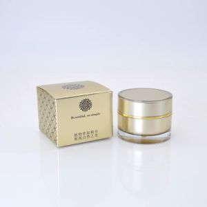 Custom 100ml Skincare Paper Box Luxury Rose Gold Packaging Cosmetics Box