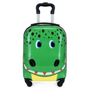 Giraffe Lion Dinosaur Animal Printed Cartoon Kid′s Hardside Upright Carry on Luggage for Children