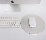 Custom Logo Rubber Aluminium Metal Gaming Flat Mouse Pad