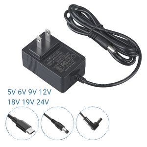 Factory Direct ETL CE FCC RoHS AC DC 5V 6V 9V 12V 19V 24V 36V 48V 1A 2A 3A 4A 5A 1.2A 1.5A 2.4A Wall Universal Switching Power Adapter for Rounter Modem Camera