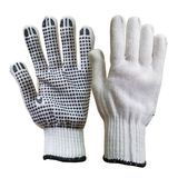 GM2001 Labor Working Gloves PVC Dotted Hand Gloves White Knitted Cotton Gloves