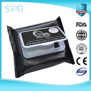 Special Nonwovens pH Neutral-Safe Flushable Non-Staining Formula Natural Care Vitamin-E Eye Makeup Remover Disinfect Wet Soft Wipes