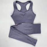 High Waist Tight Fitness Gym Yoga Set Women High Waisted Yogawear