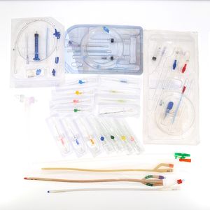 Disposable Medical PVC Latex Silicone Foley Closed Suction Central Venouse Hemodialysis Dialysis IV Cannula Urethral Catheter