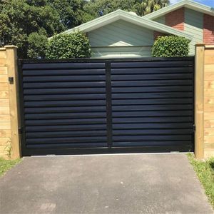 Factory Manufacture Aluminum Railing Gate/ Home Screen Railing Gate/Slat Railing Gate, Security Railing Gate