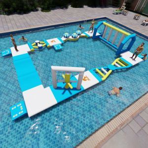 18.4m*11m Inflatable Water Park Inflatable Obstacle Course for Pool