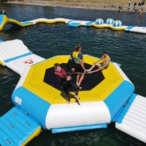 Water Play Equipment for Sale Floating Water Trampoline Bouncers