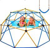Metal Frame Kids Climber with Swing