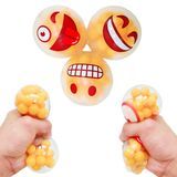 Customized Emoji Expression Pack Beads Cute Squishy Toys - Printed Emoji Fidget Toys