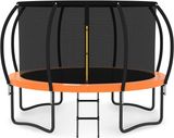 Pumpkin Trampoline with Enclosure