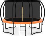 Pumpkin Trampoline with Enclosure