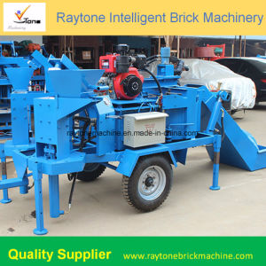 Qts1-20m Clay Brick Machine Mobile Interlocking Block Making Machine