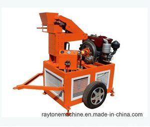 Qts1-20 Mobile Diesel Clay Brick Making Machine Soil Block Machine
