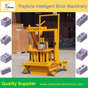 Qt40-3c Egg-Laying Mobile Hollow Block Brick Making Machine