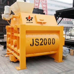 CE ISO9000 High Quality Twin Shaft Horizontal Concrete Mixing Machine Js1000 2000 4500 Concrete Mixer
