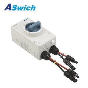 IP66 Waterproof DC 1000V 1500V 32A 4pole Isolation Disconnect Switch with Solar Connector