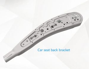 Car Seat Back Bracket. Including Automotive Metal Component Prototyping