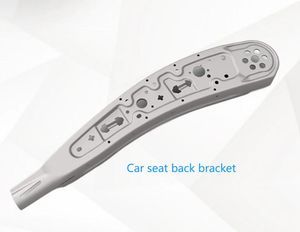 Car Seat Back Bracket. Including Automotive Metal Component Prototyping