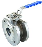 1PC DIN Wafer Flanged Ball Valve with CE Certificate