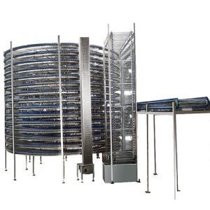 Food Industry Large Automatic Cooling Conveyor Machine/Freeze Tower for Food Factory