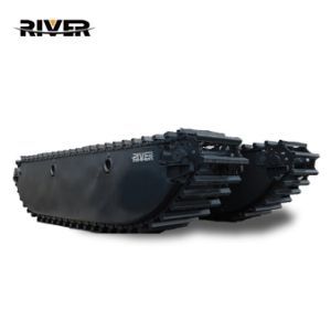 River-120PU Amphibious Excavator Undercarriage Pontoon Floating Undercarriage Pontoon for Hydraulic Excavator Manufacturer
