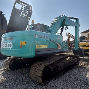 Used Kobelco Sk200 Excavator Construction Machinery Used Crawler Excavator for Sale 250