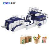 Fully Automatic Sos Kfc Roll Feeding Paper Bag Making Machine with Handles