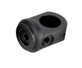 Steel Precision CNC Machining Parts for Machine Accessories with Drilled Holes