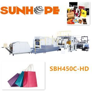 SBH450C-6HD Full Servo Automatic Paper Bag Making Machine