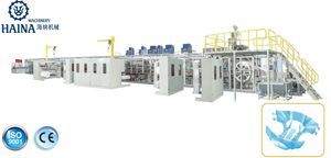 Customized Full Servo 300PCS/Min Stable Working Speed Adult Diaper Making Machine