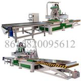Cabinet Furnitutre Making Machine 4 Spindles Woodworking CNC Router Machine 1300*2500mm with Loading Unloading Table