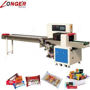 Industrial Snack Food Horizontal Packaging Wrapper Flow Packing Machine