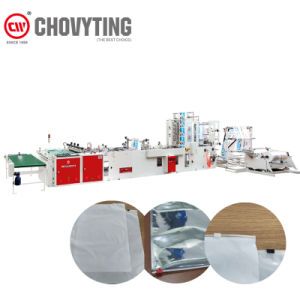Automatic PE OPP Zip Lock Biodegradable Bag Slider Zipper Bag Making Machine