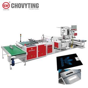 Plastic Glue Patch Handle Bag Making Machine