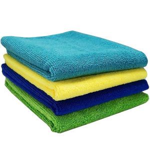 40X40 300GSM Decontamination and Water Absorption Cleaning Microfiber Cloth for Car and Kitchen Factory Price