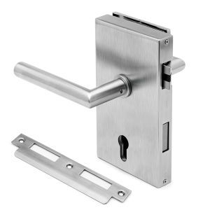 Stainless Steel Office Glass European Mortise Door Lockset