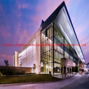 Heavy Prefabricated House Arc Qingdao Jingdao Credit Construction (JDCC) Workshop Warehouse Steel Frame Construction Building Steel Structure