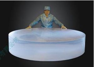 Pacific Quartz Φ 1800mm Semiconductor Grade Quartz Ingot Pq811e (GE124)